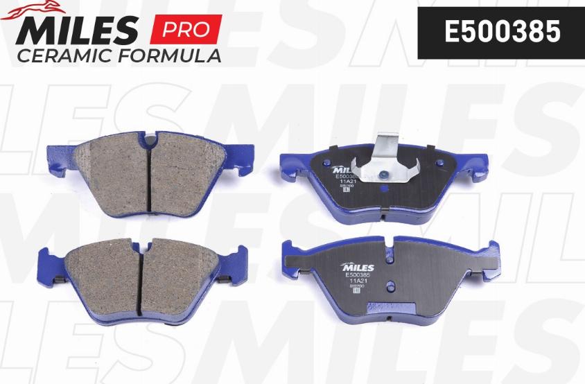 Miles E500385 - Brake Pad Set, disc brake autospares.lv