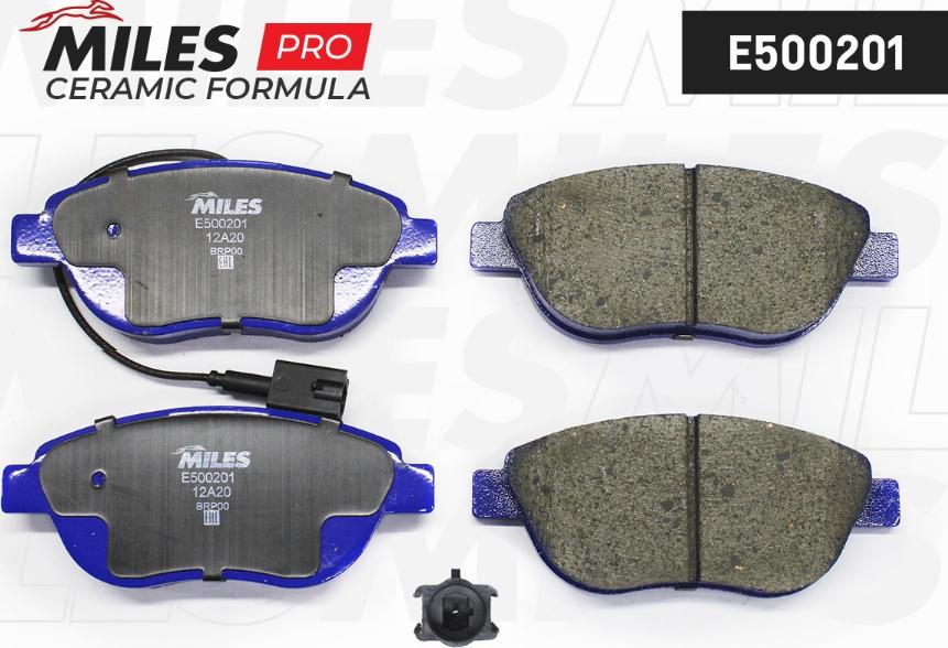 Miles E500201 - Brake Pad Set, disc brake autospares.lv