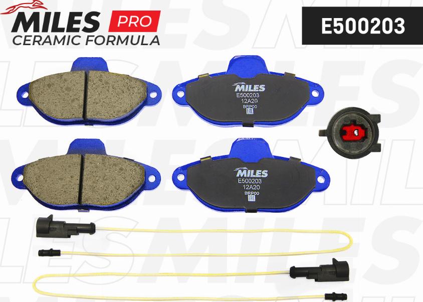 Miles E500203 - Brake Pad Set, disc brake autospares.lv