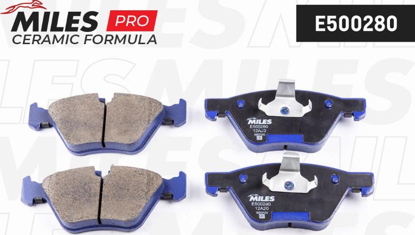 Miles E500280 - Brake Pad Set, disc brake autospares.lv