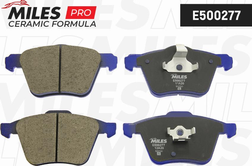 Miles E500277 - Brake Pad Set, disc brake autospares.lv