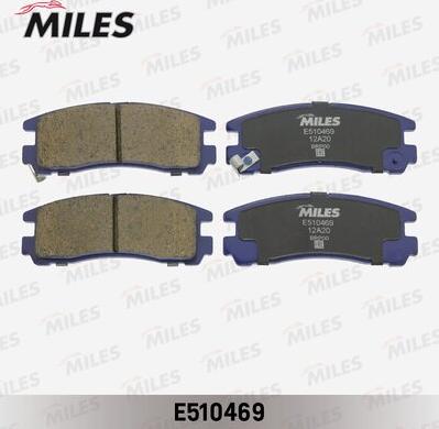 Miles E510469 - Brake Pad Set, disc brake autospares.lv