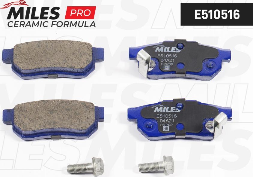 Miles E510516 - Brake Pad Set, disc brake autospares.lv