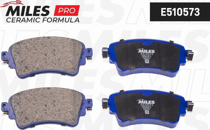 Miles E510573 - Brake Pad Set, disc brake autospares.lv