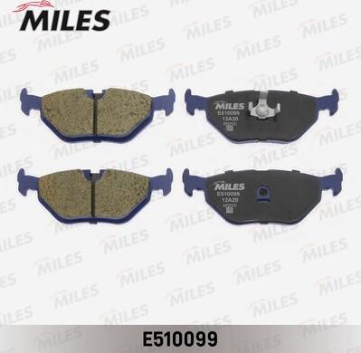 Miles E510099 - Brake Pad Set, disc brake autospares.lv