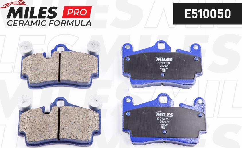 Miles E510050 - Brake Pad Set, disc brake autospares.lv