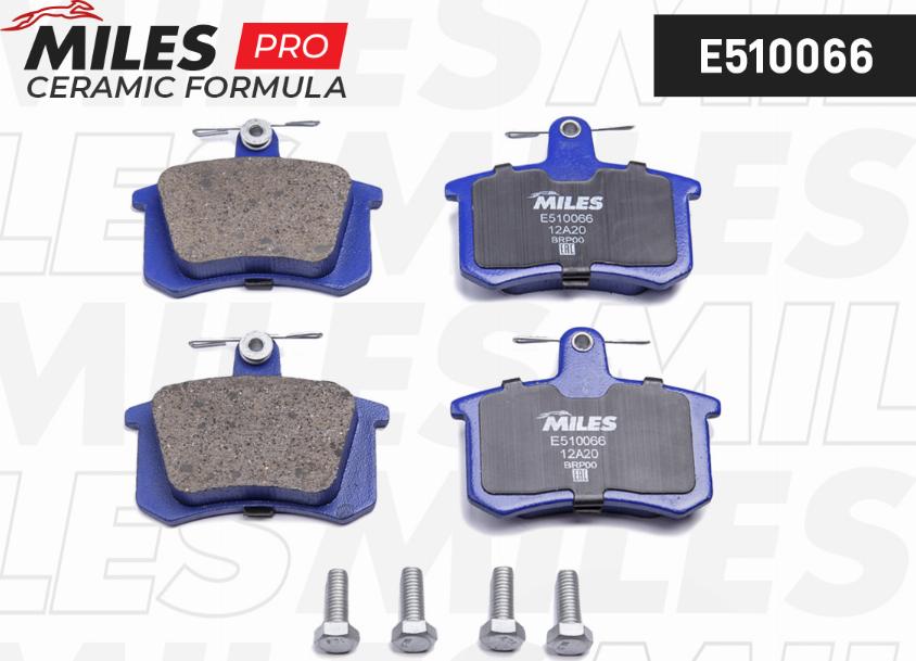 Miles E510066 - Brake Pad Set, disc brake autospares.lv