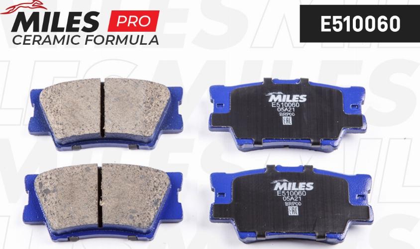 Miles E510060 - Brake Pad Set, disc brake autospares.lv