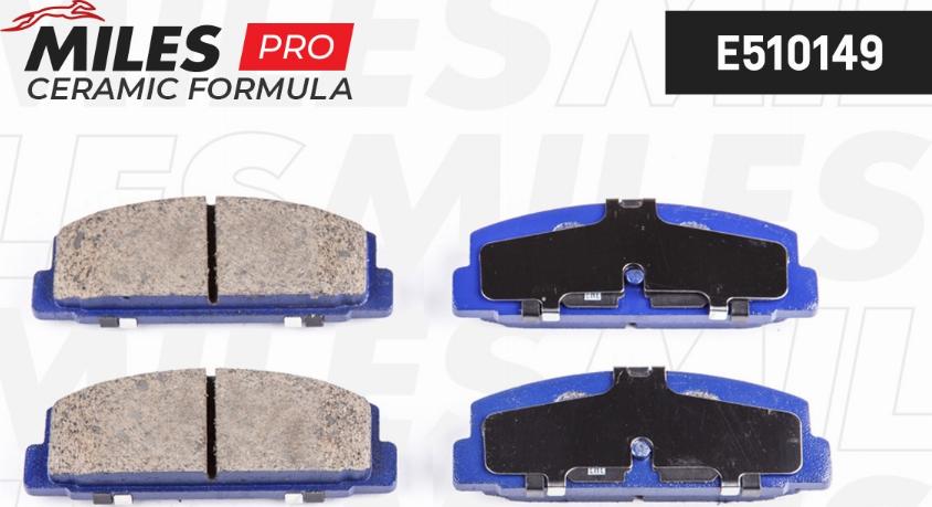 Miles E510149 - Brake Pad Set, disc brake autospares.lv