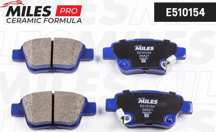 Miles E510154 - Brake Pad Set, disc brake autospares.lv