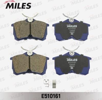 Miles E510161 - Brake Pad Set, disc brake autospares.lv