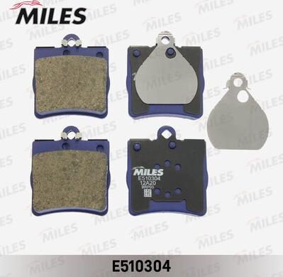 Miles E510304 - Brake Pad Set, disc brake autospares.lv