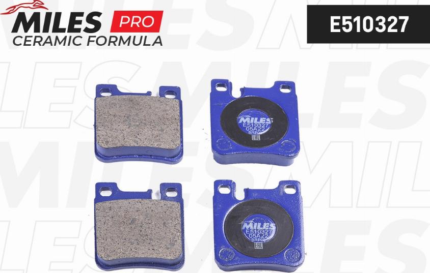 Miles E510327 - Brake Pad Set, disc brake autospares.lv