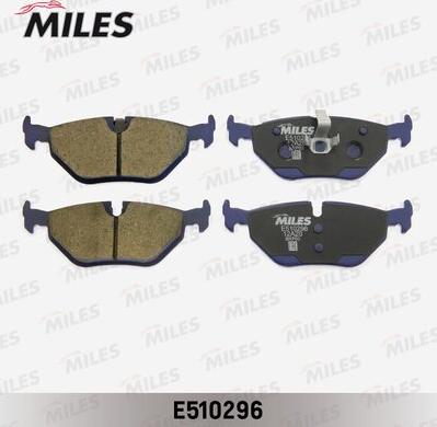 Miles E510296 - Brake Pad Set, disc brake autospares.lv