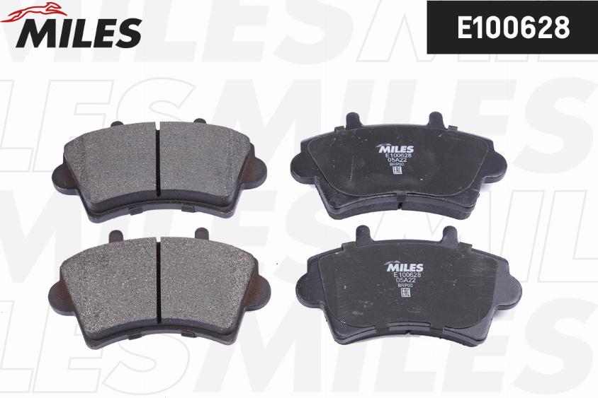 Miles E100628 - Brake Pad Set, disc brake autospares.lv