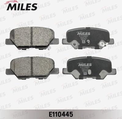 Miles E110445 - Brake Pad Set, disc brake autospares.lv