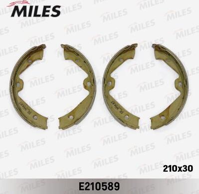 Miles E210589 - Brake Shoe Set, parking brake autospares.lv