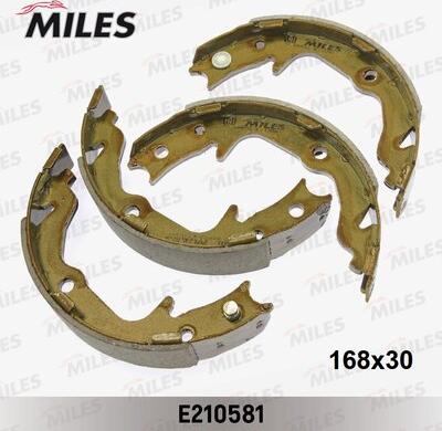 Miles E210581 - Brake Shoe Set, parking brake autospares.lv