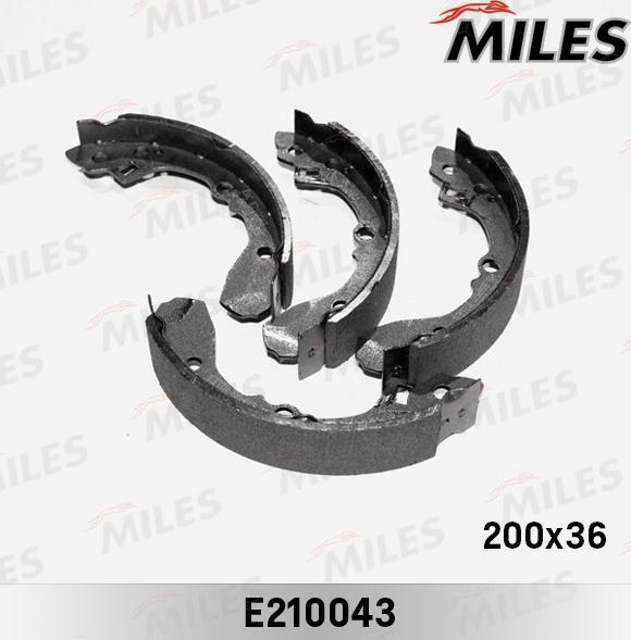 Miles E210043 - Brake Shoe Set autospares.lv