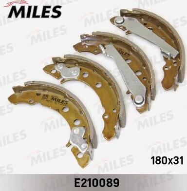 Miles E210089 - Brake Shoe Set autospares.lv