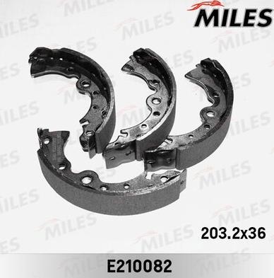 Miles E210082 - Brake Shoe Set autospares.lv