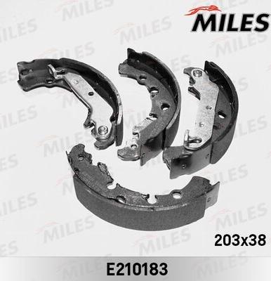 Miles E210183 - Brake Shoe Set autospares.lv