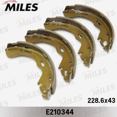 Miles E210344 - Brake Shoe Set autospares.lv