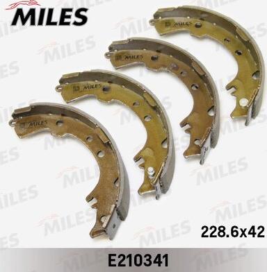 Miles E210341 - Brake Shoe Set autospares.lv