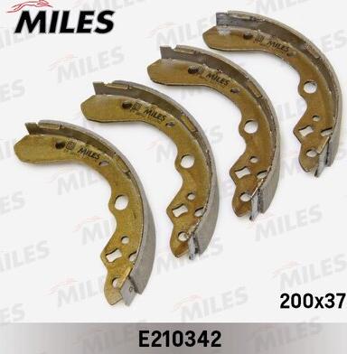 Miles E210342 - Brake Shoe Set autospares.lv