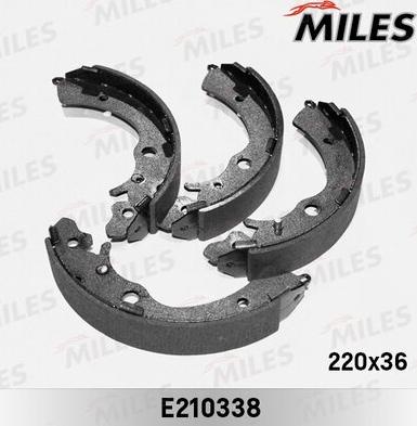 Miles E210338 - Brake Shoe Set autospares.lv