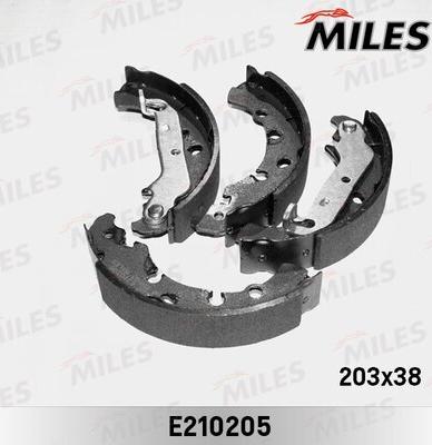 Miles E210205 - Brake Shoe Set autospares.lv