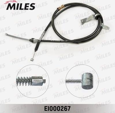 Miles EI000267 - Cable, parking brake autospares.lv