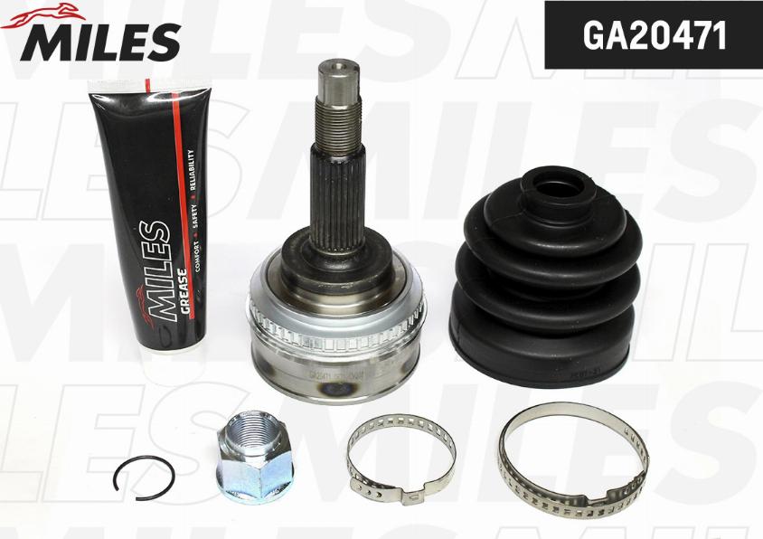 Miles GA20471 - Joint Kit, drive shaft autospares.lv