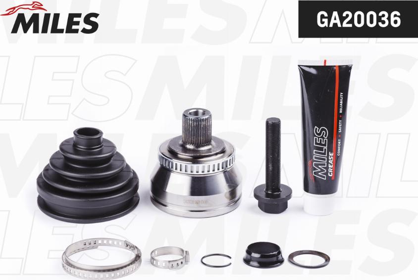 Miles GA20036 - Joint Kit, drive shaft autospares.lv