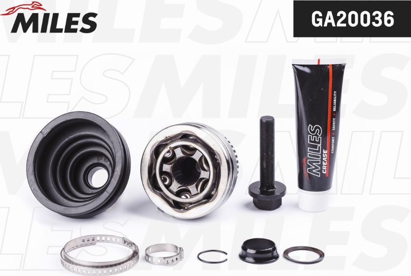 Miles GA20036 - Joint Kit, drive shaft autospares.lv