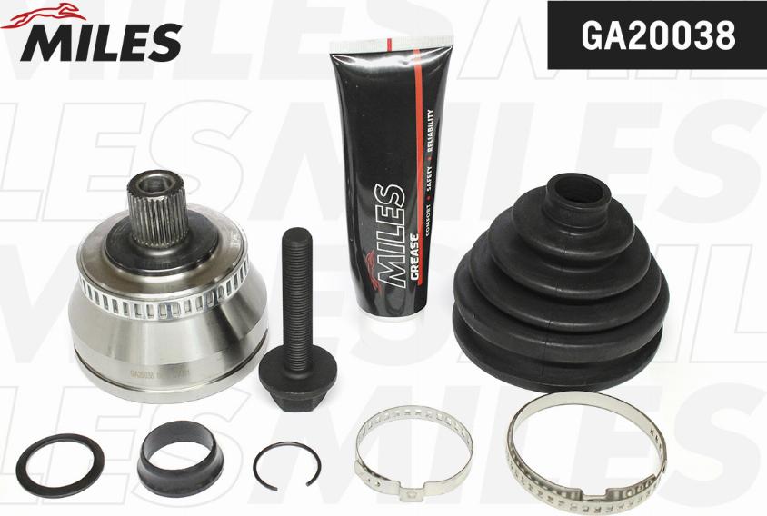 Miles GA20038 - Joint Kit, drive shaft autospares.lv