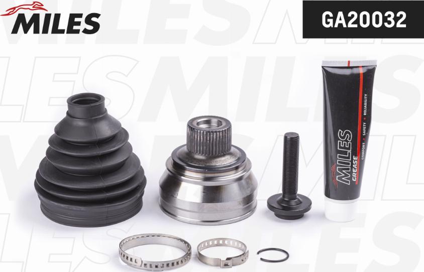 Miles GA20032 - Joint Kit, drive shaft autospares.lv