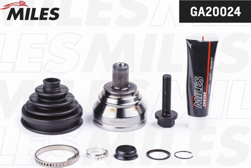 Miles GA20024 - Joint Kit, drive shaft autospares.lv