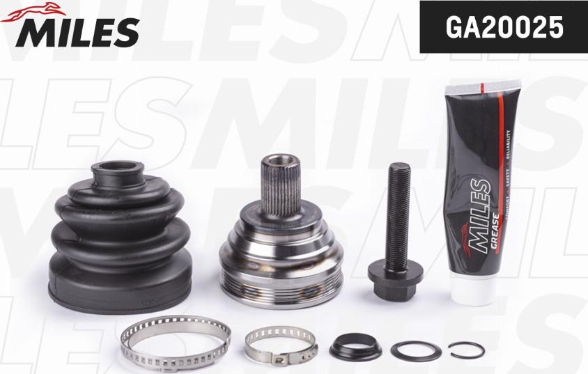 Miles GA20025 - Joint Kit, drive shaft autospares.lv