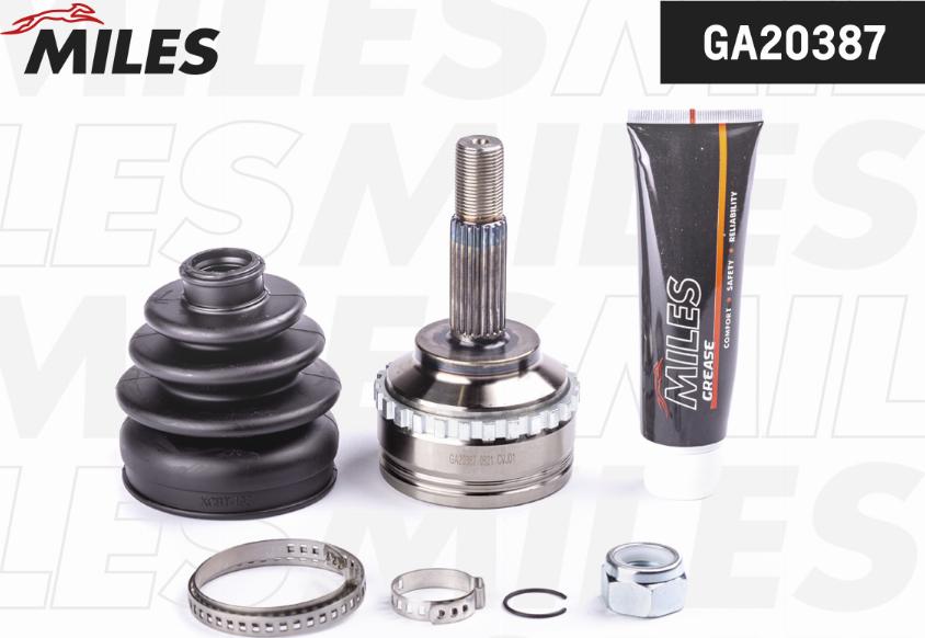 Miles GA20387 - Joint Kit, drive shaft autospares.lv