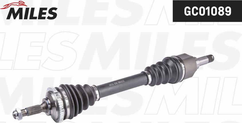 Miles GC01089 - Drive Shaft autospares.lv