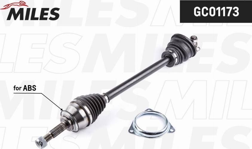 Miles GC01173 - Drive Shaft autospares.lv