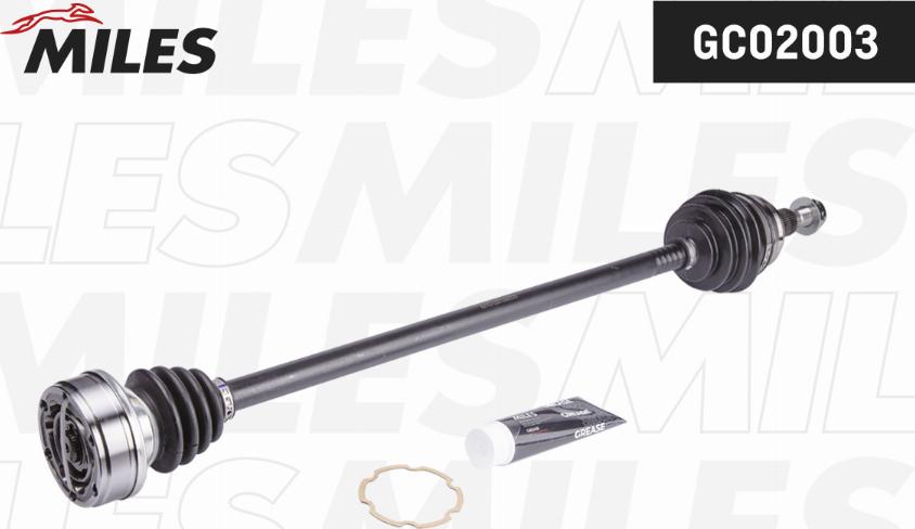 Miles GC02003 - Drive Shaft autospares.lv