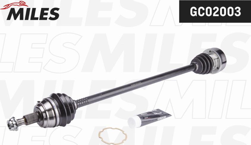 Miles GC02003 - Drive Shaft autospares.lv