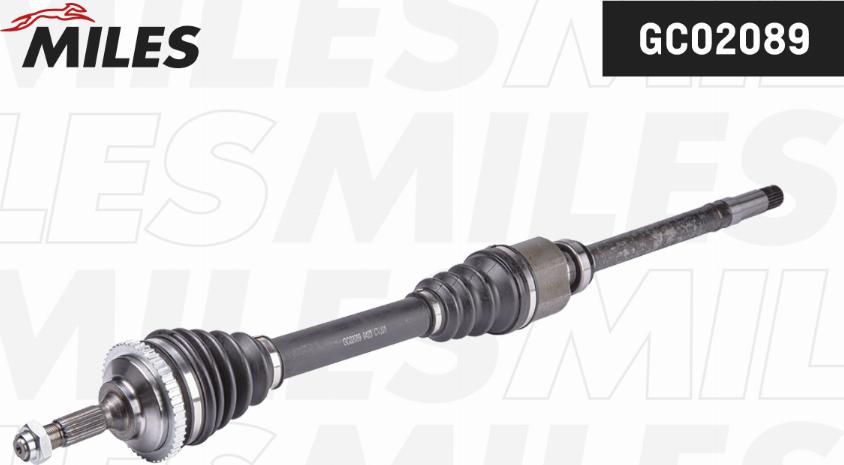 Miles GC02089 - Drive Shaft autospares.lv