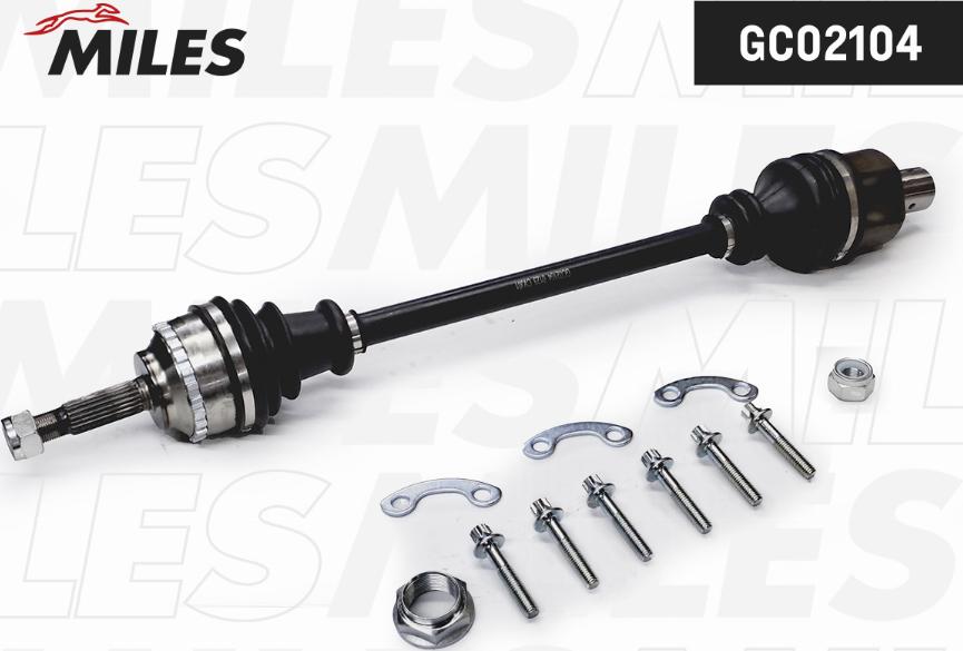 Miles GC02104 - Drive Shaft autospares.lv