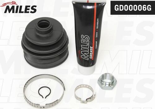 Miles GD00006G - Bellow, drive shaft autospares.lv