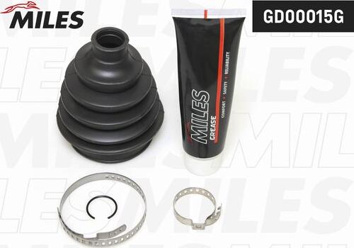 Miles GD00015G - Bellow, drive shaft autospares.lv