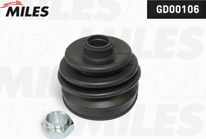 Miles GD00106 - Bellow, drive shaft autospares.lv