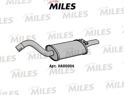 Miles HA00004 - End Silencer autospares.lv